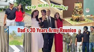 My Dad’s 30 Years In Army Reunion Trip With Family!⭐️🏔️ #vlog #family #reunion #army
