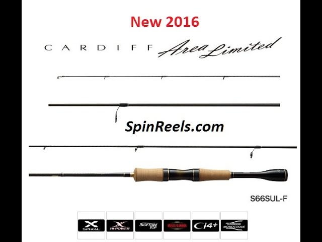 Promo Video New 2016 rods Shimano CARDIFF Area Limited - YouTube