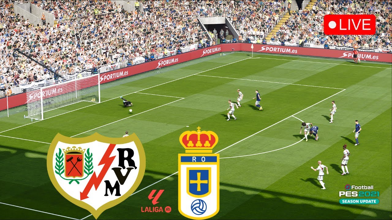 Rayo Vallecano vs Real Oviedo • La Liga 2025/26 • PES 21 Match ...