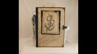 #Sold #JunkJournal #etsy  Ocean Music// Junk Journal// Dec 2018