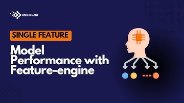 Single Feature Model Performance with Feature-engine