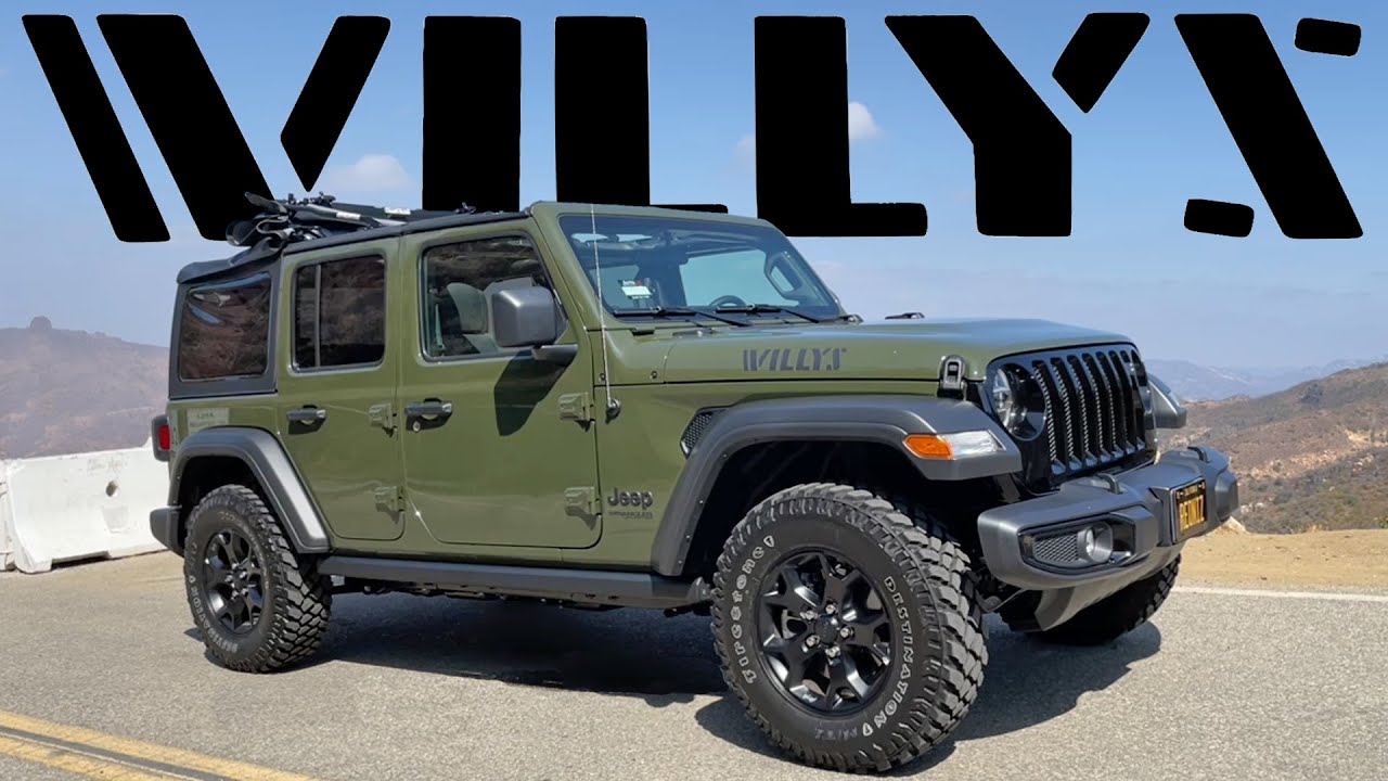 2021 Jeep Wrangler Willys Review: Can You Daily A JL Wrangler? - YouTube