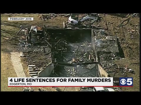 Platte County man who killed 4 family members--including baby--gets 4 life sentences without parole