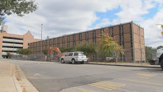 UNA dormitory in the demolition phase of $24 million rebuilding process