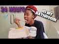 24 HOUR Overnight Bathroom Challenge | Vlogmas 12 | TayPancakes