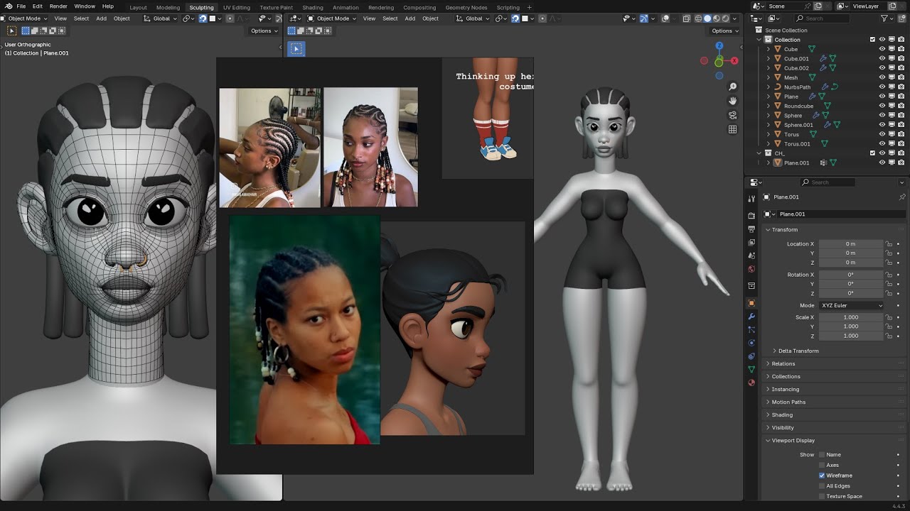 Making A 3D Character From Scratch With Blender - YouTube