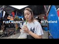 【フリマ】1着80円⁈タイの激安フリマに潜入🇹🇭だいぶ過酷💦マーケット🔥#bangkok #vlog #thailand