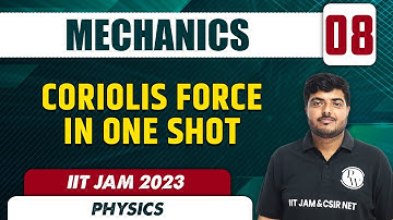 Coriolis Force in One Shot | Mechanics 08 | Physics | IIT JAM 2023