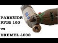 #032 Multiszlifierki: Parkside PFBS 160 vs Dremel 4000