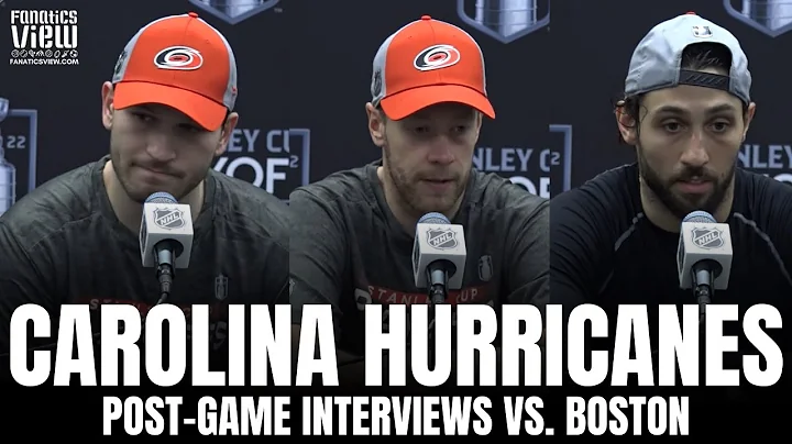 Vincent Trocheck, Brett Pesce & Antti Raanta React...