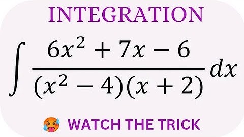 Integrate Rational Functions using Partial Fractions | Calculus