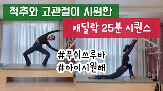 캐딜락 시퀀스 | 고관절과 척추의 다양한 움직임으로, 온 몸이 개운한 푸쉬쓰루바 25분 시퀀스