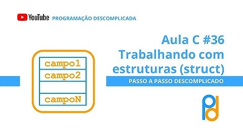 Linguagem C | Aula 36 - Trabalhando com estruturas (struct)