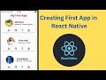 P2-React Native Tutorial | Build Your First App - Profile Card UI