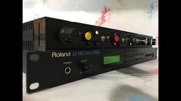 CBMods Roland D-110 Multi-timbral Sound Module (19" Rack)