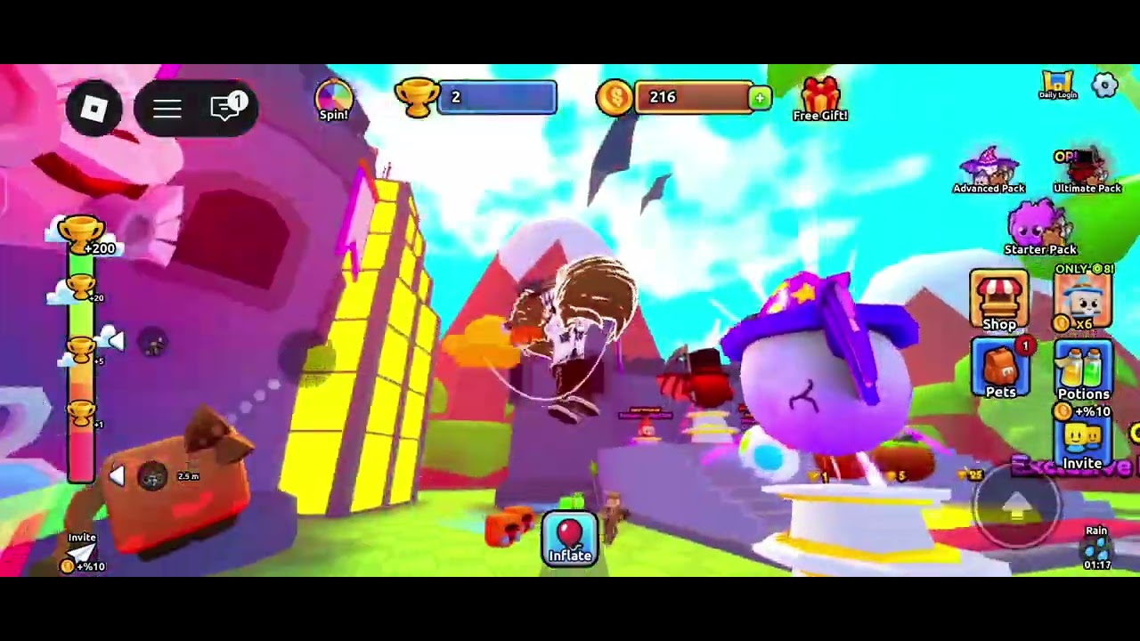 Blow up and fall fun game play watch till end glitter the map @GamingGodYTBROS tamil 