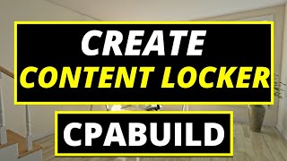 How To Create CONTENT LOCKER On CPABUILD - easy fix screenshot 1