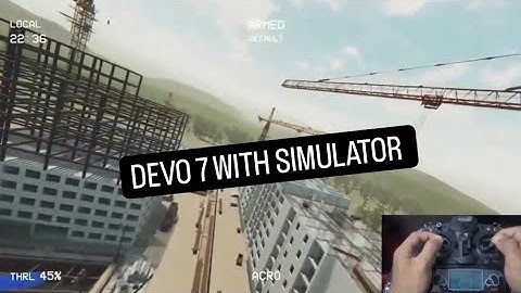 How to Use Devo 7 as Simulator Controller