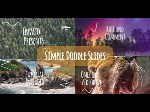 After Effects Template: Simple Doodle Slides