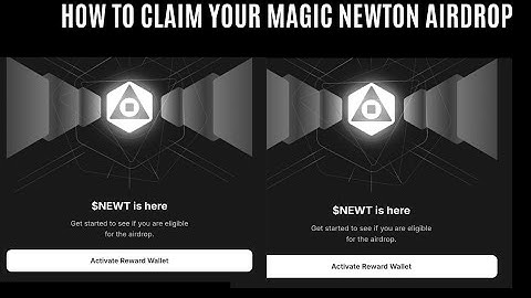 Claim your magic Newton Airdrop 