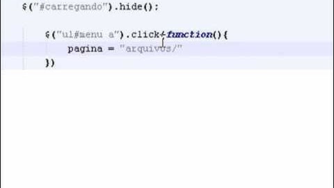 Carregando Conteúdo do site utilizando Ajax