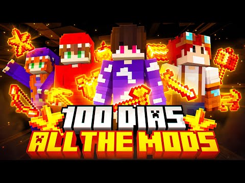 EU PASSEI 100 DIAS ZERANDO O ALL THE MODS 10 COM AMIGOS - O FILME