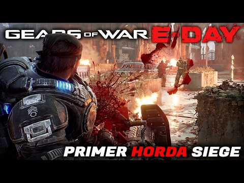 MY FIRST IMPRESSION of SIEGE HORDE in the GEARS OF WAR E-DAY BETA!