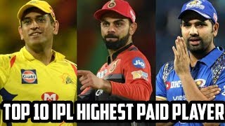 IPL 2018 Top 10 Highest Paid Players | World Gallery |