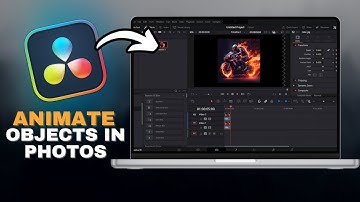 How To ANIMATE Objects In PHOTOS In Davinci Resolve in SECONDS!