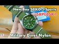 ไซส์นี้เกิดมาเพื่อคนไทย !! Seiko 5 Sports Boy Military Diver Nylon SRPE65K1 - Wimol Tapae