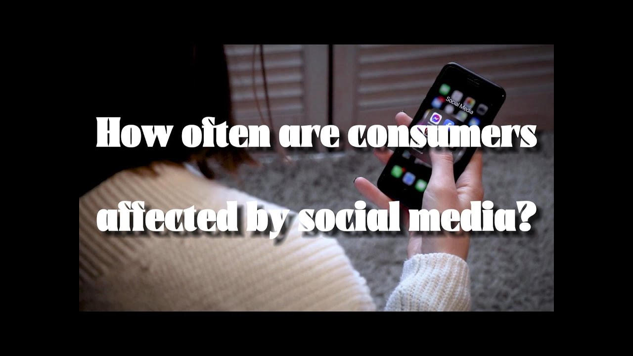 How often are consumers affected by social media