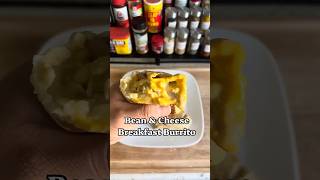 Lunch time, leftover beans, Bean and Cheese Breakfast Burrito!!!#foodie#lunch#cooking#easyrecipe