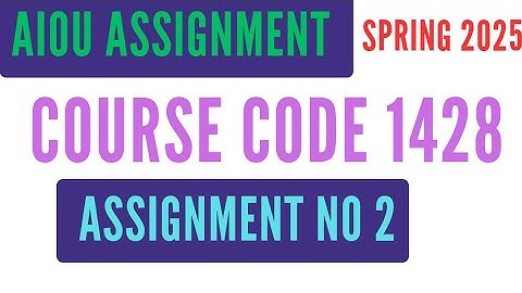 AIOU Code 1428 Solved Assignment No. 2 | Spring 2025 | Commercial Geography | Level: B.Com, ADC