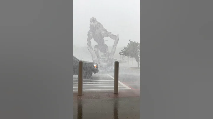 Terrifying Power Outage at Walmart during a STORM! #shorts