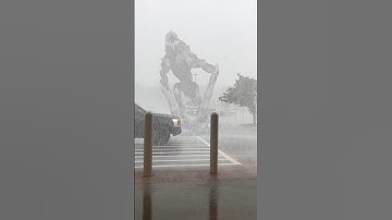 Terrifying Power Outage at Walmart during a STORM! #shorts