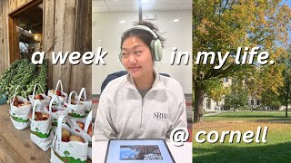 college week in my life @ cornell university | waking up @ 6:00am, study vlog, prelim exam week