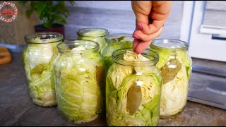 Cabbage FOR WINTER! I regretted that I prepared so little, now I prepare a LOT OF CANS!