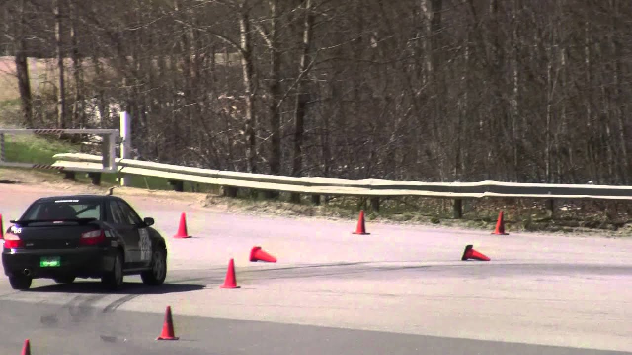 Sports Car Club of Vermont Autocross at Stowe, VT 4/29/12