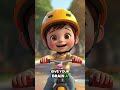 Safety First! ⛑️✨ The Helmet Song for Kids #shorts