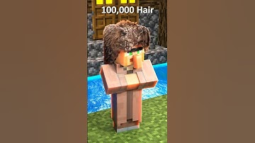 Minecraft Real Life Villager 🔥 Hair Simulation