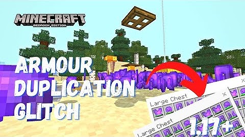 NEW 1.17 Armor Duplication Glitch | Minecraft Bedrock (MCPE/Xbox/PS4/Switch/ Windows 10)