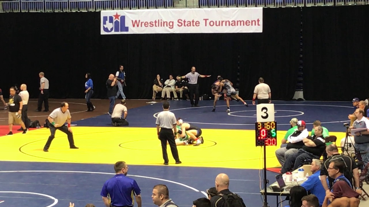 skylar russell at uil state wrestling tournament YouTube