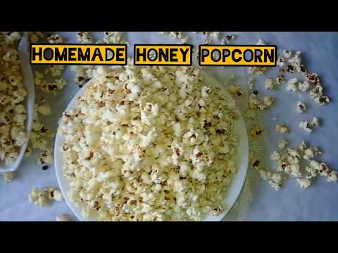 Homemade Honey popcorn