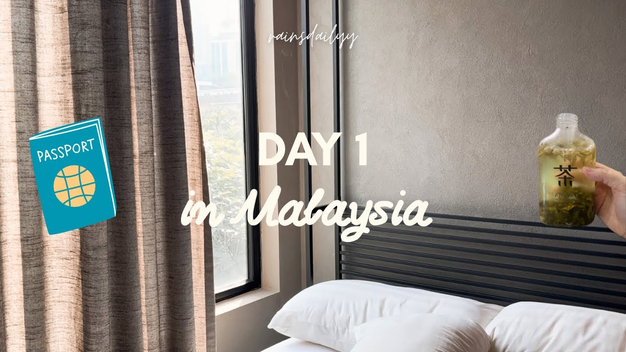 TRAVEL VLOG : 🇲🇾 MALAYSIA Day 1 || Kuala Lumpur flight, hotel tour, eat malaysian food, night market