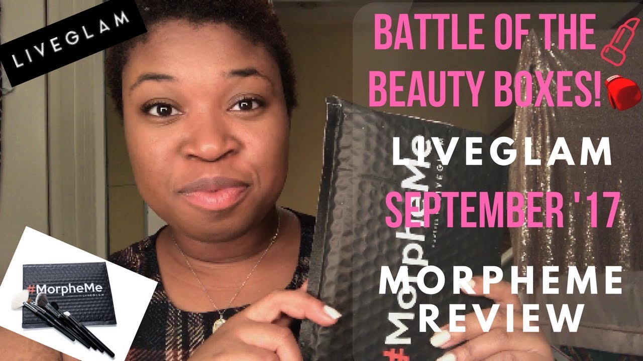 LiveGlam MorpheMe Unboxing | Septmeber 2017