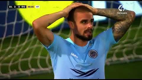 UEFA Conference League. F. Navarro goal (Gil Vicente 3:0 Riga FC)