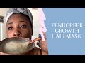 Fenugreek hair mask for hair growth| Hair strengthening mask