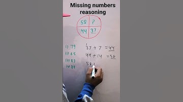 How to find missing numbers reasoning short trick video#shorts