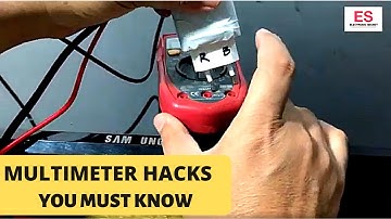DIGITAL MULTIMETER HACKS, MAKE LED BACKLIGHT TESTER