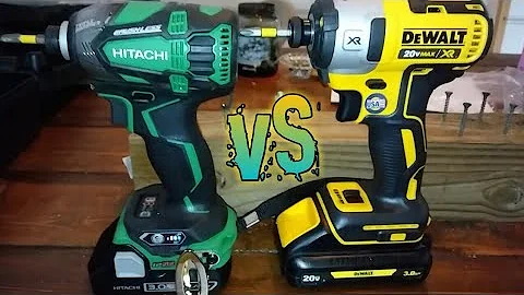 Dewalt vs Hitachi impact driver